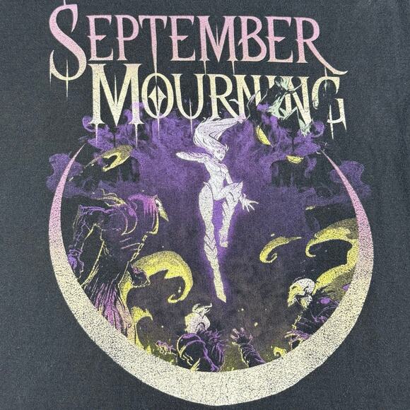 Black September Mourning Tour T-Shirt Size XL Band Tee Blood Lust Death - Picture 4 of 4